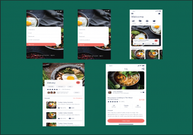 I will design website or mobile app ui mock up in adobe xd