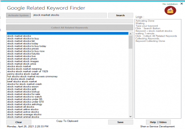Google Related Keyword Finder - long tail keywords for google ads and seo