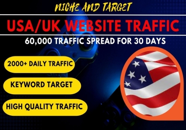 I will do website promotion organic web traffic