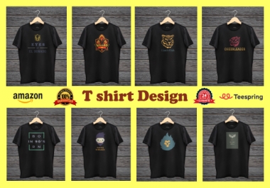 I'll design Professional & trendy t-shirt,  custom t-shirt,  typography & Christmas T shirt design