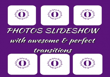 PICTURES SLIDESHOW with awesome transitions