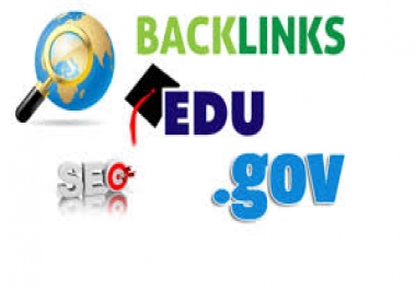 create 20 EDU and 20 GOV high authority SEO link building backlink