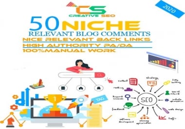 Seo Service Niche Revelant Backlink Blogcomments for website google top ranking