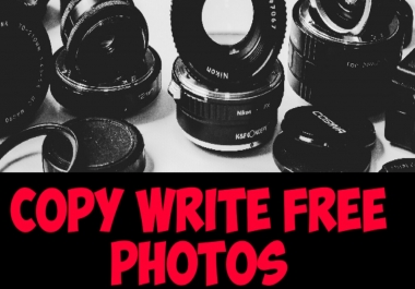 I will provide 50 copy write free photos