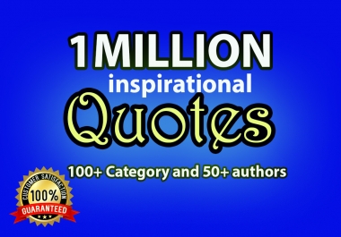 1 million inspirational quotes in text with Image and video quotes