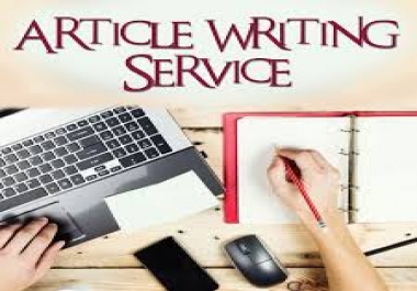 I can write 500 words article and content writing on any topic.