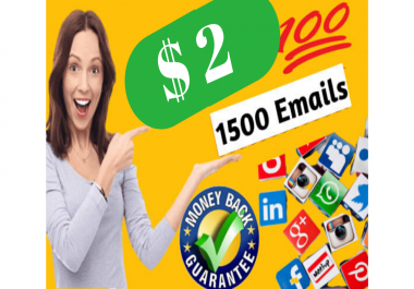 I will do targeted active Email list For Email Marketing
