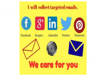 I will scrape Active Targeted emails from any Social media and Niche