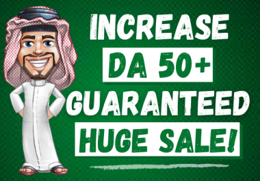 I will increase your website domain authority da 50+ for google rankings