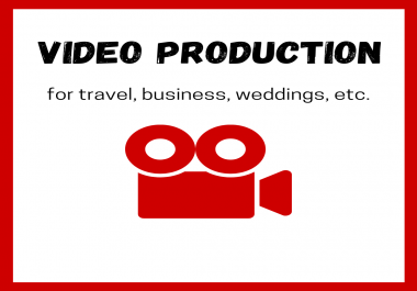 I will make you a 1-3 minute video for travel,  business,  weddings,  etc.