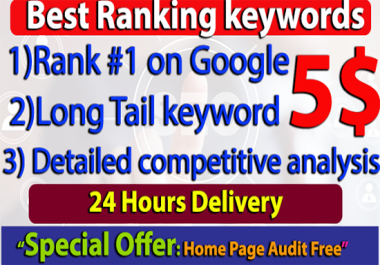 I Will Provide best Ranking Competitor's SEO keywords within 24 hours