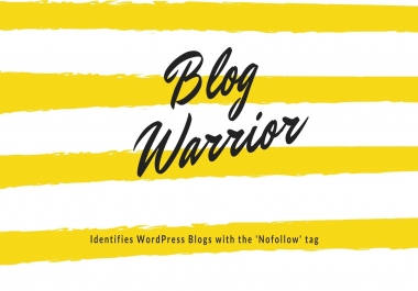 Blog Warrior,  Identifies WordPress Blogs with the 'nofollow' tag