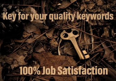 Precise SEO Keyword Research for Optimum Quality and Result