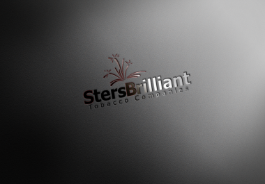 I will create modern logo with 3D mock up