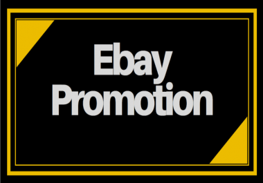 I will promote your ebay listing
