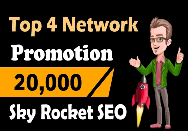 TOP 4 Network Promotion Get 10,000 Backlinks Help To Increase Website SEO