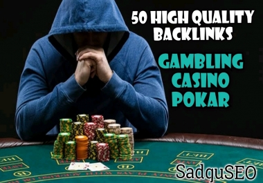 Get 50 permanent PBN backlinks Casino, Gambling, Poker, Judi Related High DA websites
