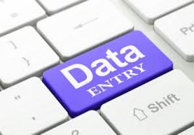 The best for data entry don't lose the chance