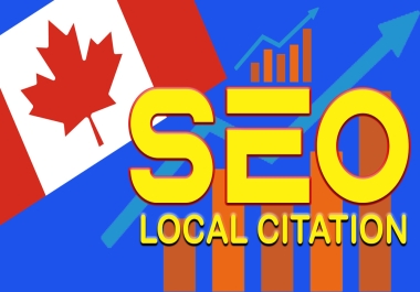 I will do 70 canada local citations for business listing and seo