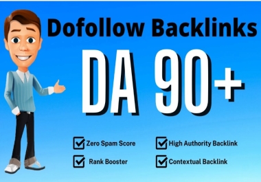 build 30 DA 90+ dofollow contextual backlinks