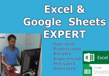 I will create,  data entry,  enhance,  automate your excel spreadsheet