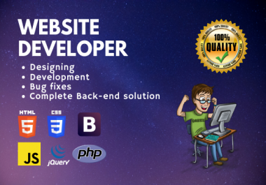 I will Design and Develop WEB app Using PHP MySql