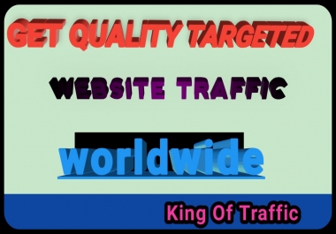 per Day 400+ worldwide Traffic to your website
