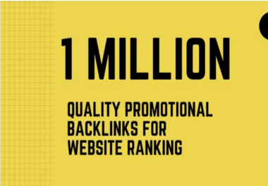 I will do best viral website promotion with 1 million SEO backlinks
