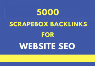 I will do website SEO by 5000 scrapebox backlinks