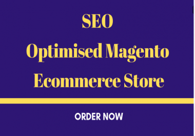 I will build an SEO optimised magento ecommerce store