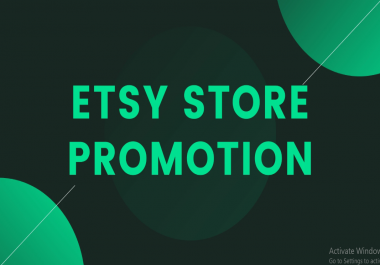 I will do etsy promotion by millions seo backlinks