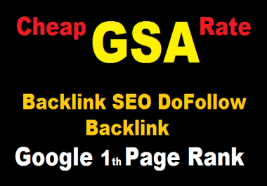 Top Best Assistance 400,000 GSA Website design enhancement BackLink Dofollow BackLink Google Positio