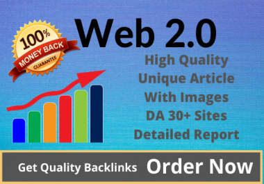 I will create manually 15 Web 2.0 high Authority Backlinks for your website