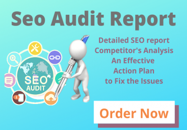 I will audit your website and provide a detailed SEO report
