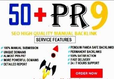 Make high da do follow 50 edu gov backlinks for page 1 google rank