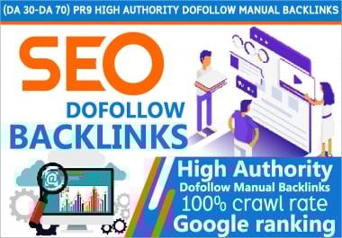 I will build high quality SEO dofollow backlinks link building for google ranking