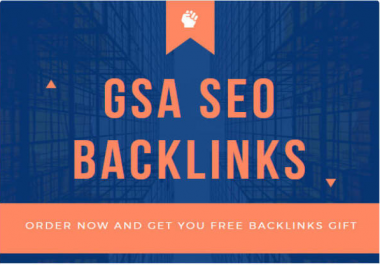 I will create 100k gsa seo backlinks for website