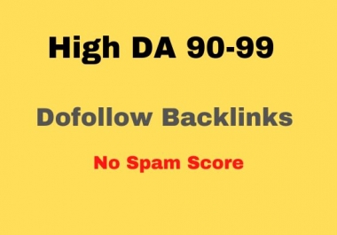 I will Provide High Quality DA 90 Plus Seo Dofollow backlinks to Rank your website