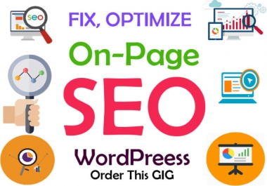 I will do on page optimizations by yoast seo
