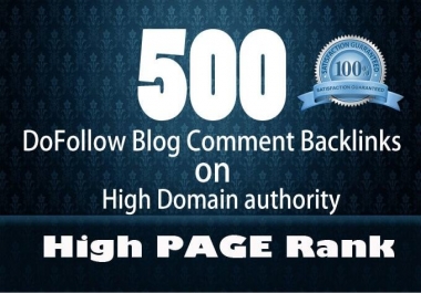 create 500 high da authorithy backlinks manually seo link, building