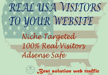 I will bring USA targeted 100-200 daily visitors to your website.