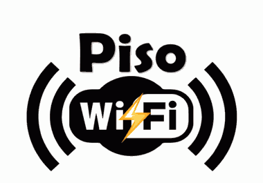 Piso Wifi for vendo portals. A simple yet creative. Wifi logo and designs