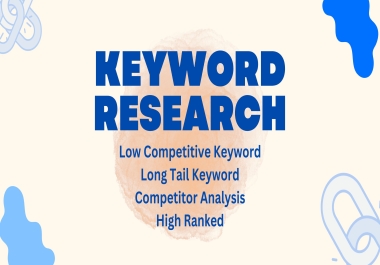 Provide Keyword Research SEO-Optimized Onsite SEO Best Keyword Research