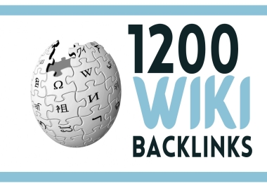 1200 Wiki Backlinks | Contextual Backlinks | SEO Optimized | High DA50+