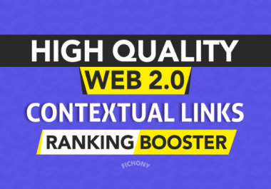 Skyrocket Your Ranking by 500 Authority Web 2.0 Contextual Backlinks