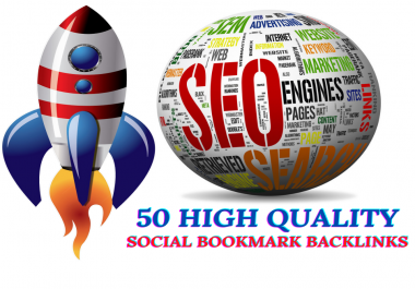 I Will Provide 50+ High Quality Social Bookmarks