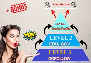 RANK Your Sites WITH HIGH AUTHORITY ADVANCED PYRAMID SERVICE