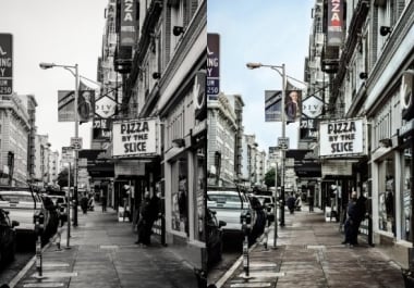 Modernise your old black and white pictures by colourising them