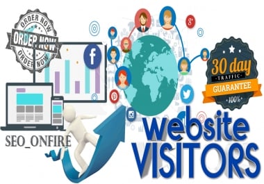 Drive 45,000 real and unique Web traffic Targeted or worldwide