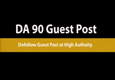 Guest post on High DA 90+ Multi-niche website